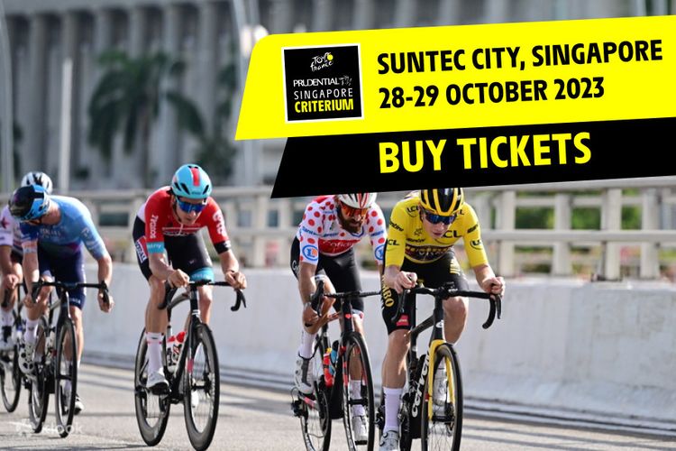 Tour De France Prudential Singapore Criterium 2023 in Suntec City
