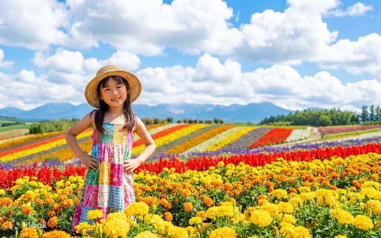 北海道美瑛富良野夏のフラワーロードの旅｜パッチワークの路（車窓観光