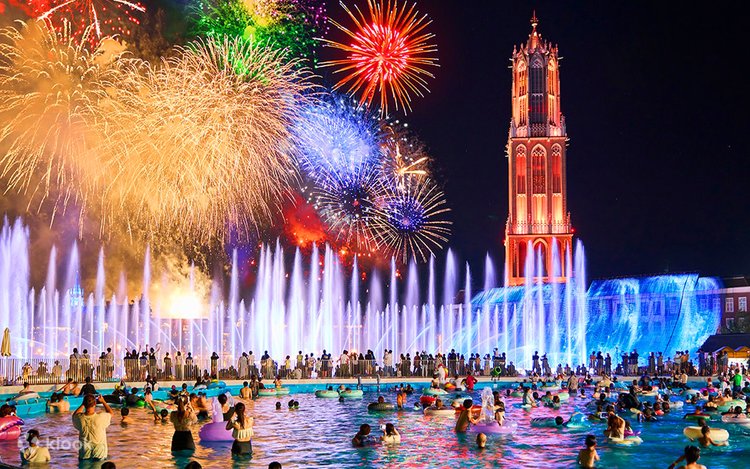 水彩画 HUIS TEN BOSCH 1992 S. Ryuu Huis Ten Bosch: A Gleeful Glimpse of Holland, in the Heart