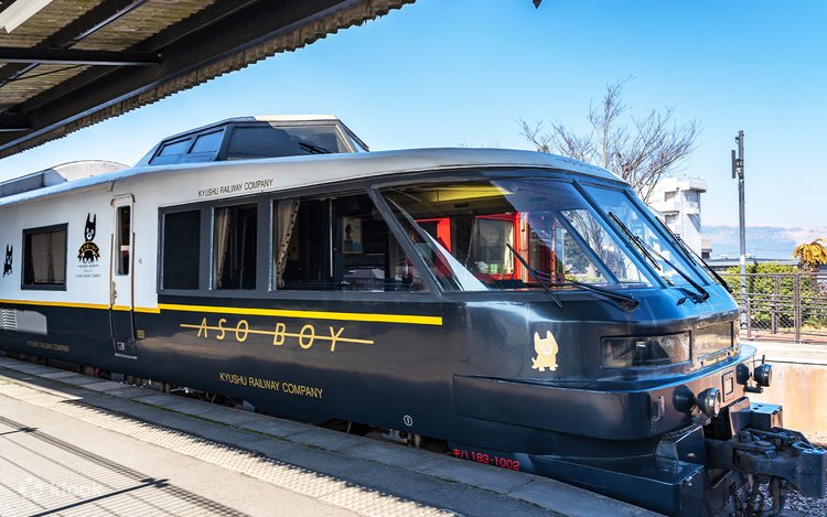 九州｜熊本城&草千里&阿蘇火口&あそぼーい！観光列車｜福岡/熊本出発