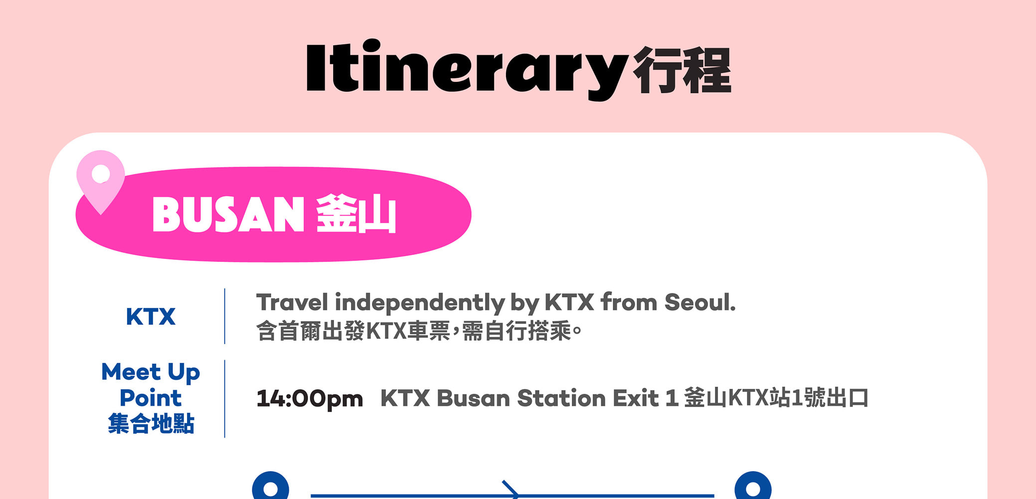 首爾出發，乘坐KTX高速列車，釜山、天安、慶州、麗水K-Pop演唱會之旅