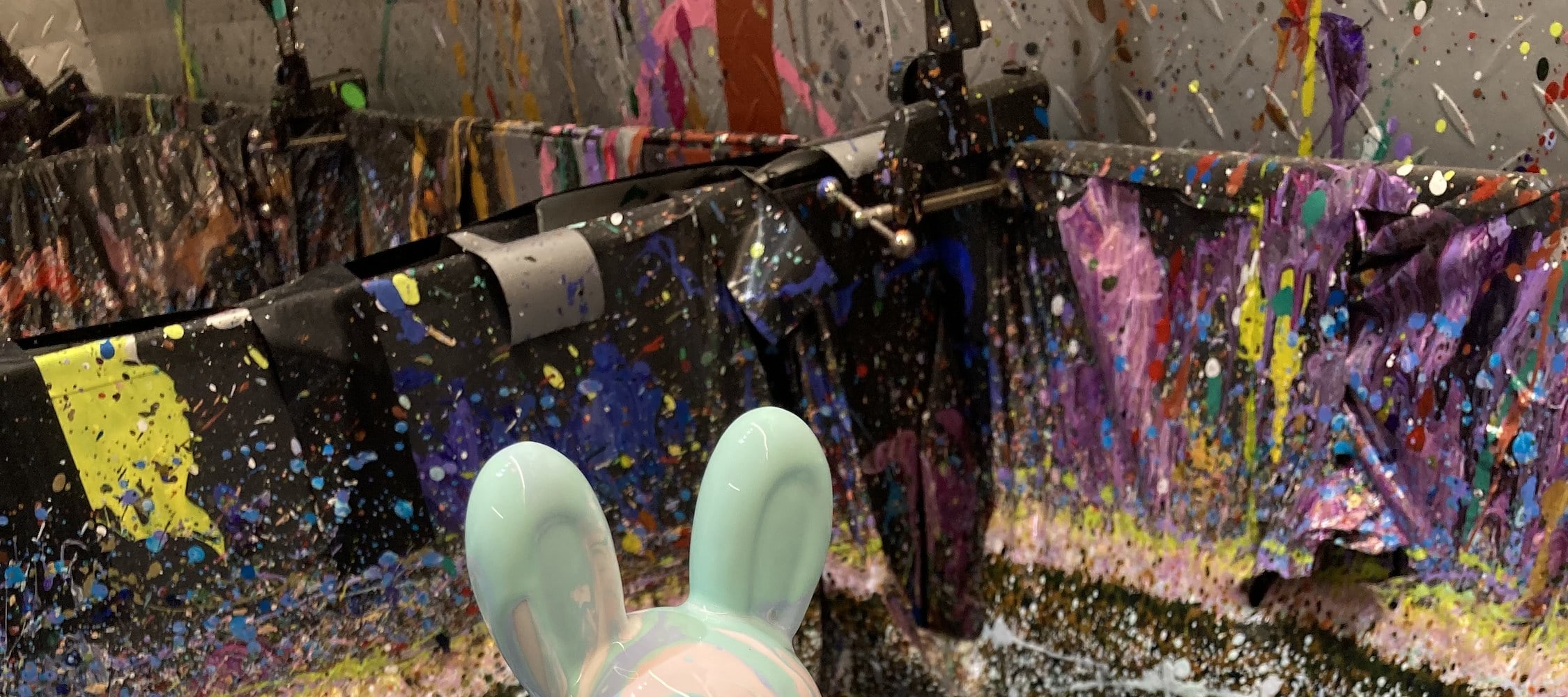AURA ART THE ORBIT - Bunny Lamp Spin Art Workshop