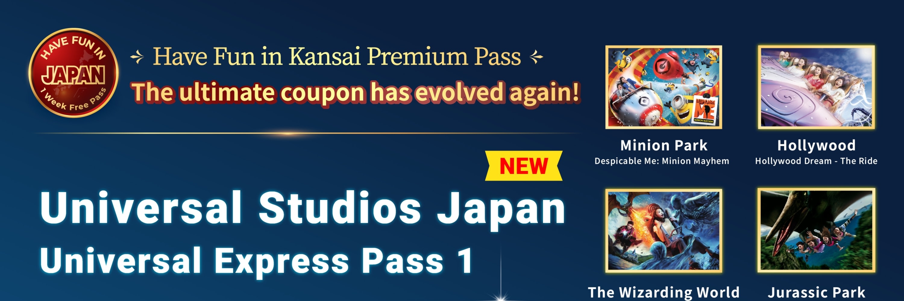 Have Fun in Kansai Premium Pass (Includes Universal Studios Japan) - Thumbnail 7