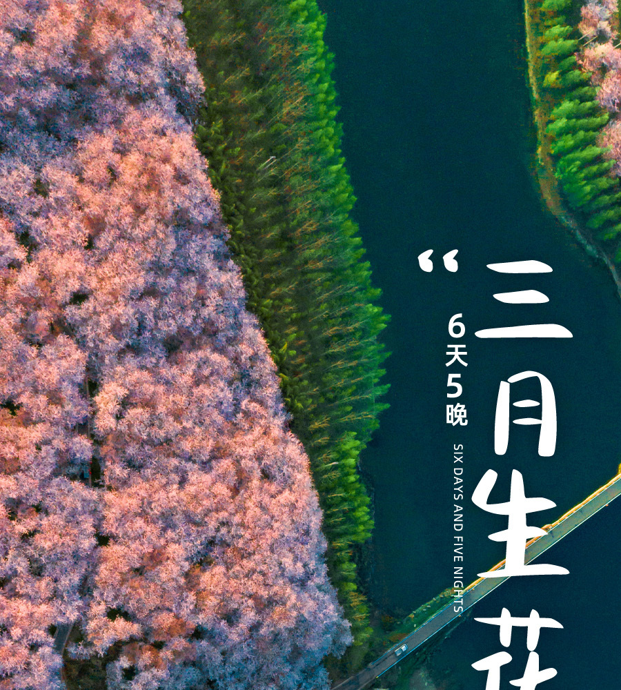【櫻花限定】貴州平壩櫻花6天5晚（黃果樹大瀑布+平壩櫻花園&攝影跟拍+荔波小七孔+西江千戶苗寨&苗族蠟染手作）