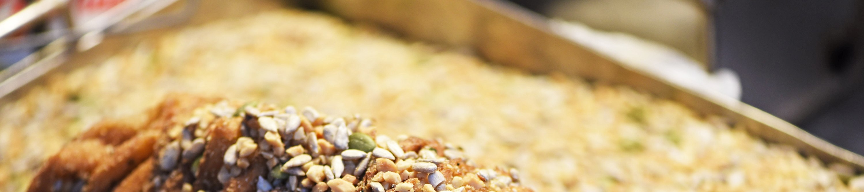 Sweet seeds and nuts stuffed pancake
