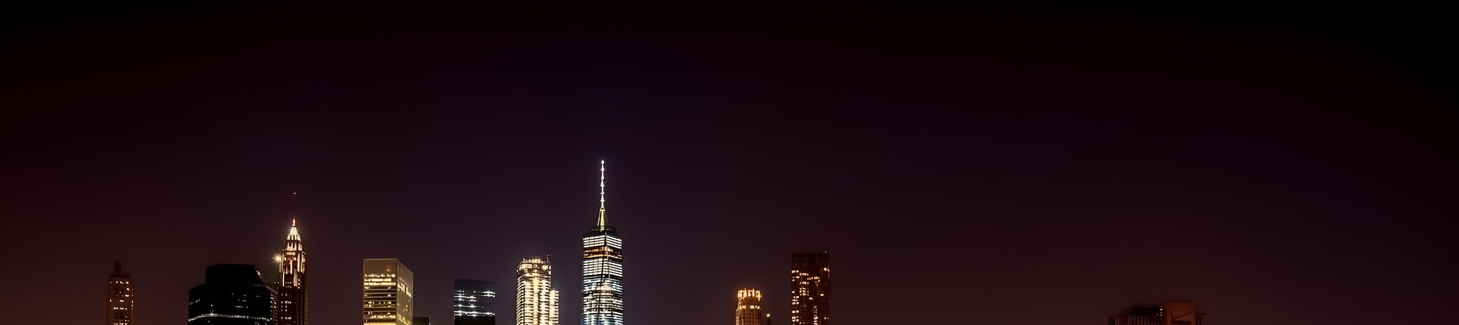 欣賞曼哈頓天際線在哈德遜河中的倒影