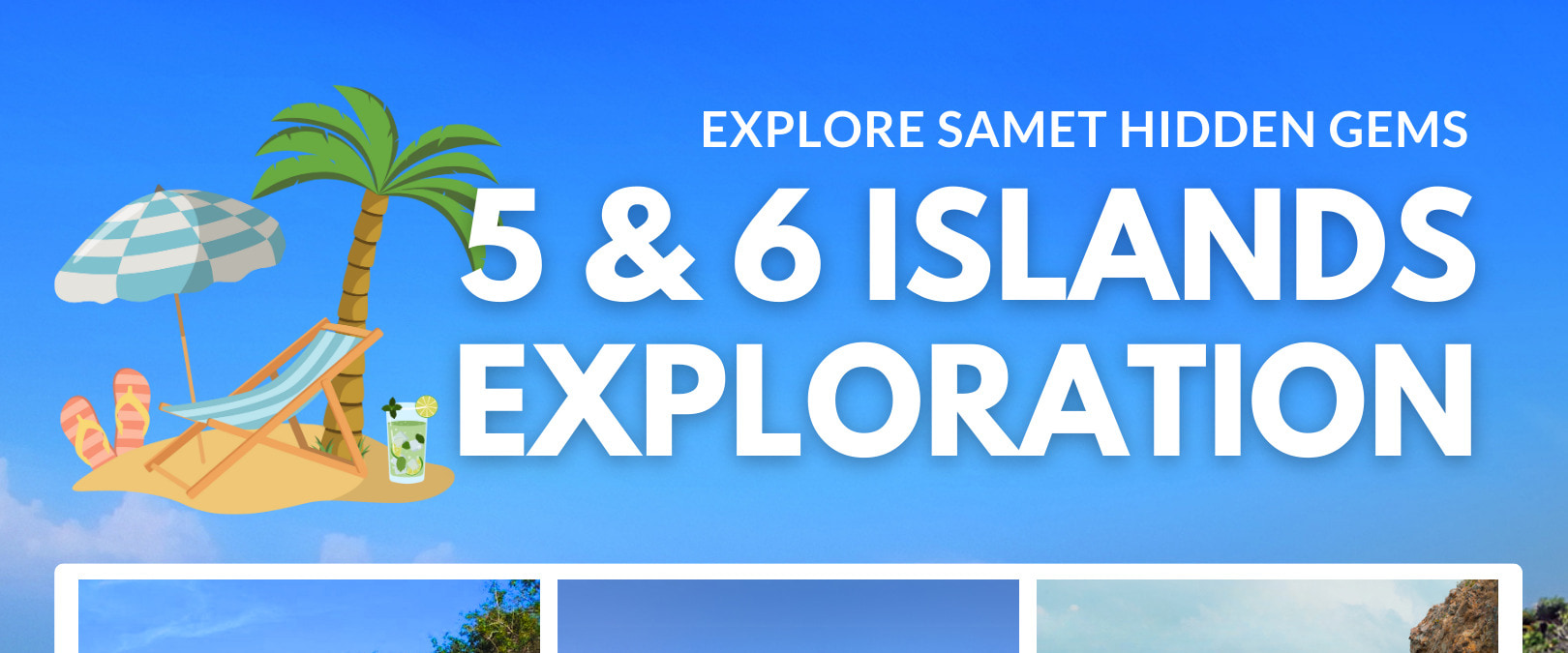 沙美島：5 或 6 島浮潛之旅（含午餐可選）