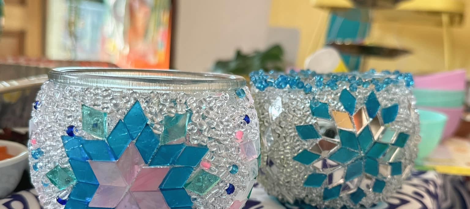 Shek Mun IRREGULart - Exotic Mosaic Workshop | Coaster | Photo Frame | Candle Holder | Table Lamp | Moon Lamp  - Thumbnail 8