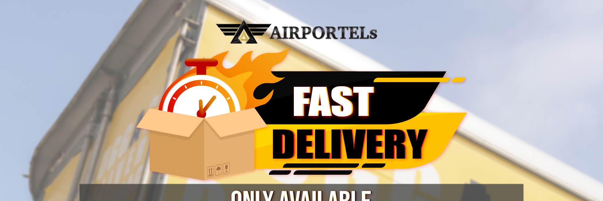 AIRPORTELs’ 隨選快遞服務 (快速)，服務時間為 7:00 AM – 9:00 PM，行李可於 4 小時內送達，每筆訂單需額外支付 300 泰銖。