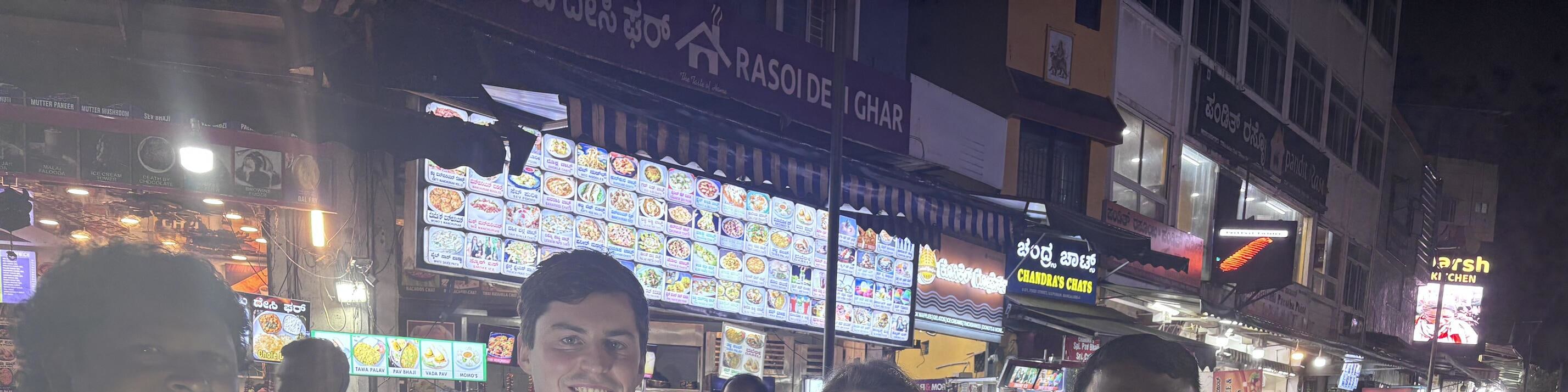 Bangalore : Evening Food Street Walk and Market Visit