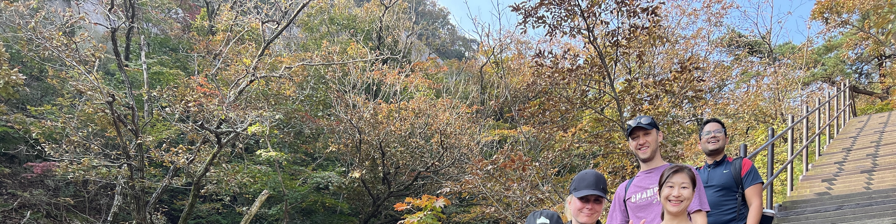 北漢山賞夕陽健行