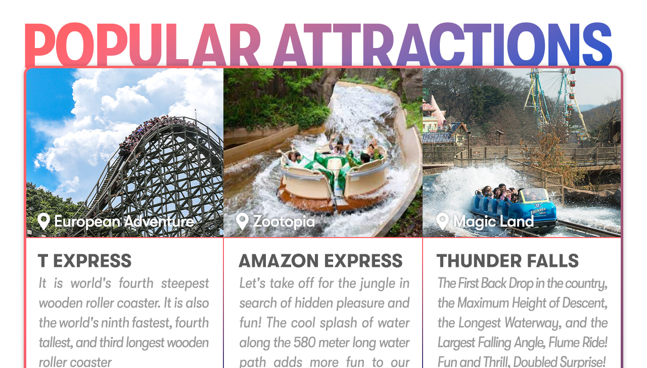 Seoul Car Rental with Driver to Everland with admission ticket