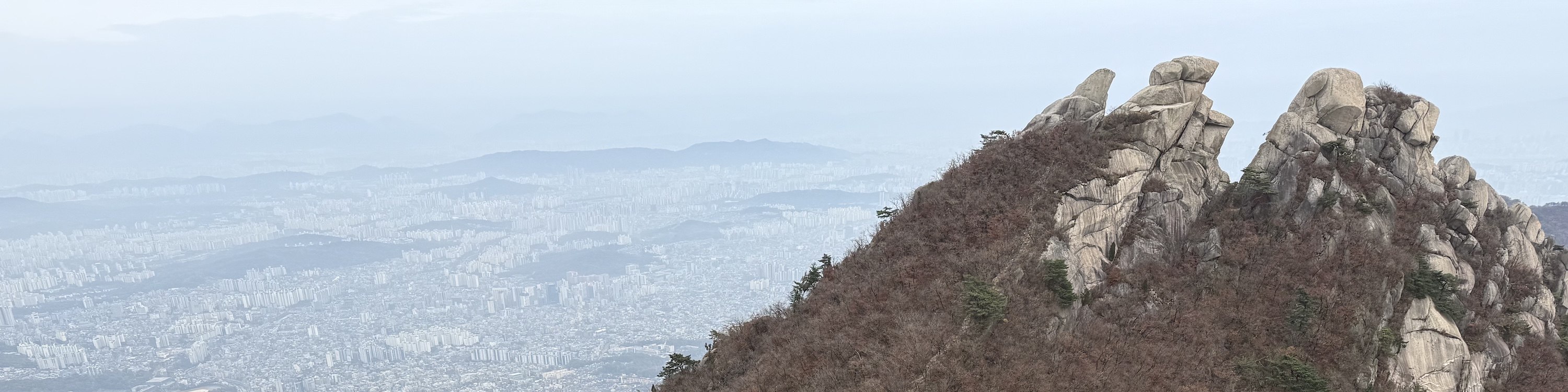 北漢山賞夕陽健行