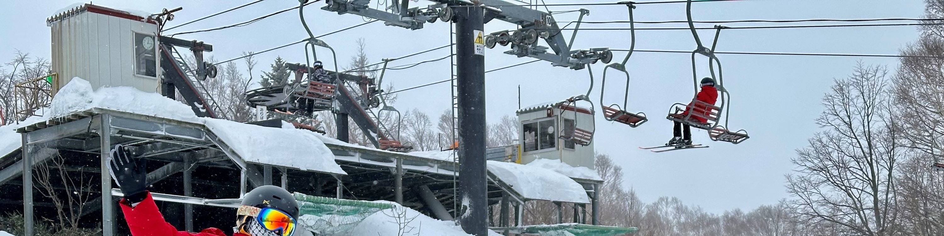 輕井澤王子飯店滑雪場中英文單雙板教練