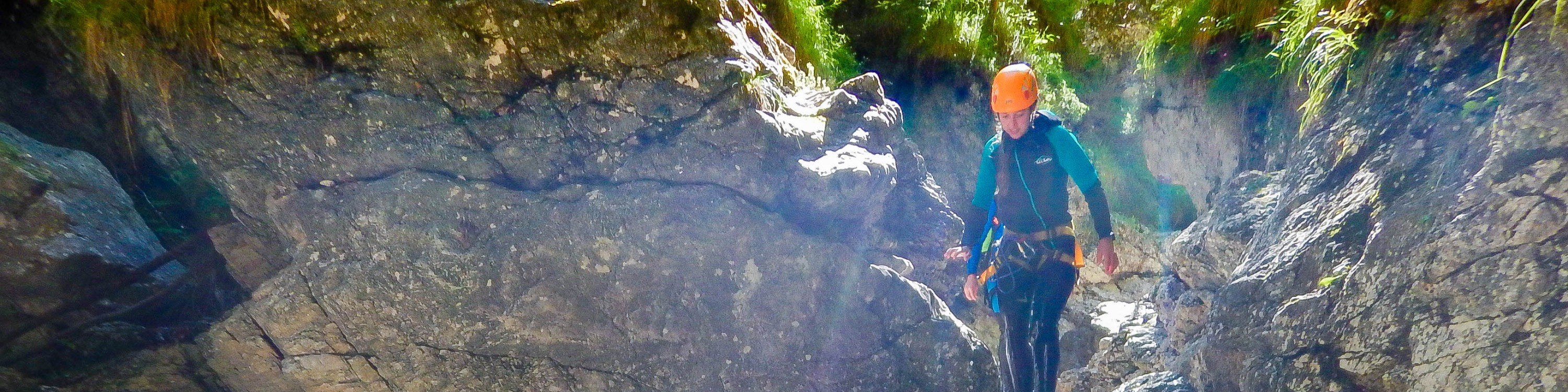 Extreme canyoning in Triglav national park