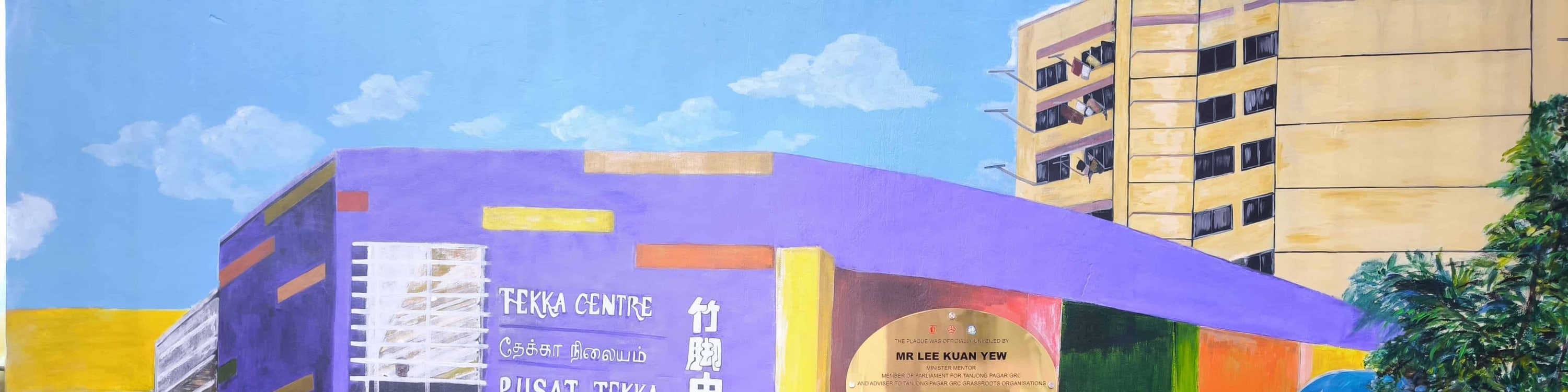 Mural at Little India Singapore