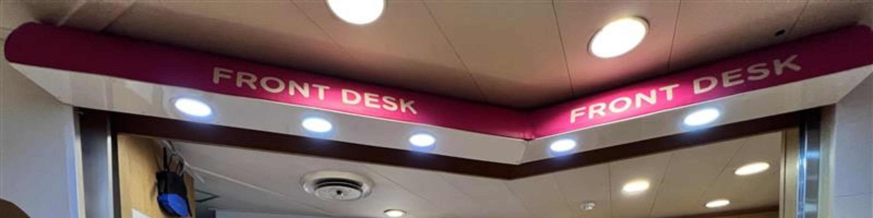 馬利加亞號船隻接待櫃檯