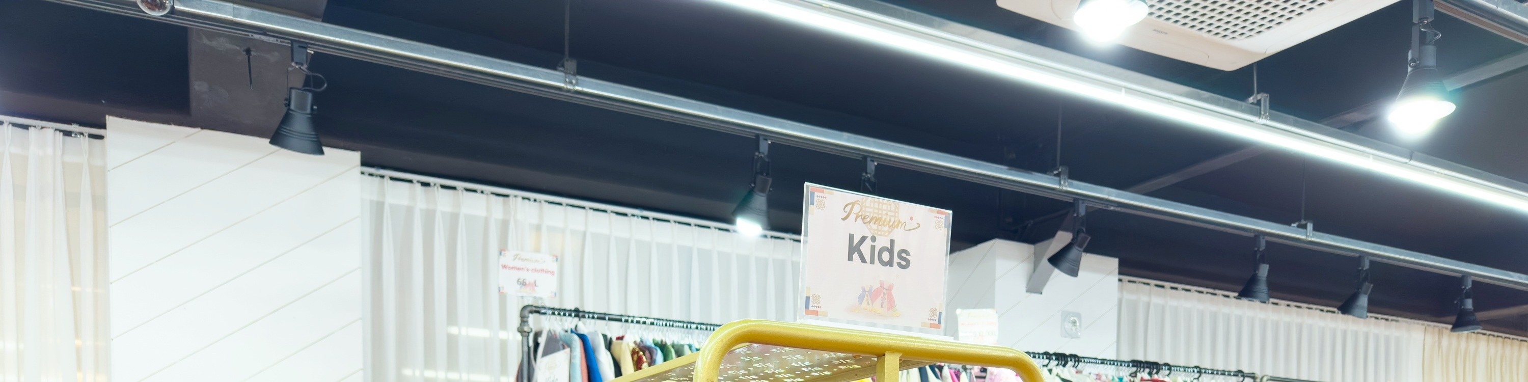 Inside a luxurious hanbok rental shop