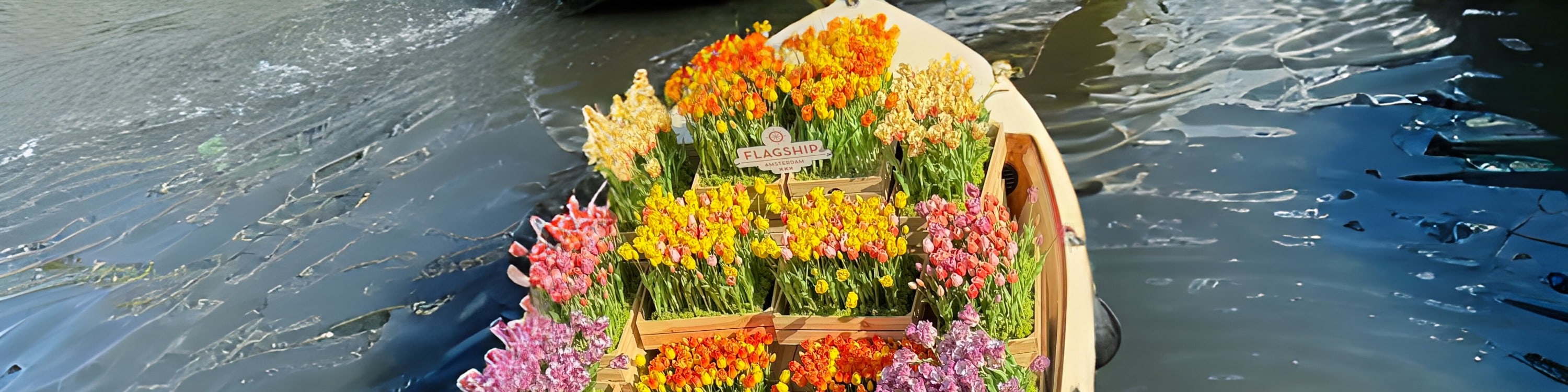阿姆斯特丹 (Amsterdam) 運河豪華遊船賞花之旅（船上酒吧）