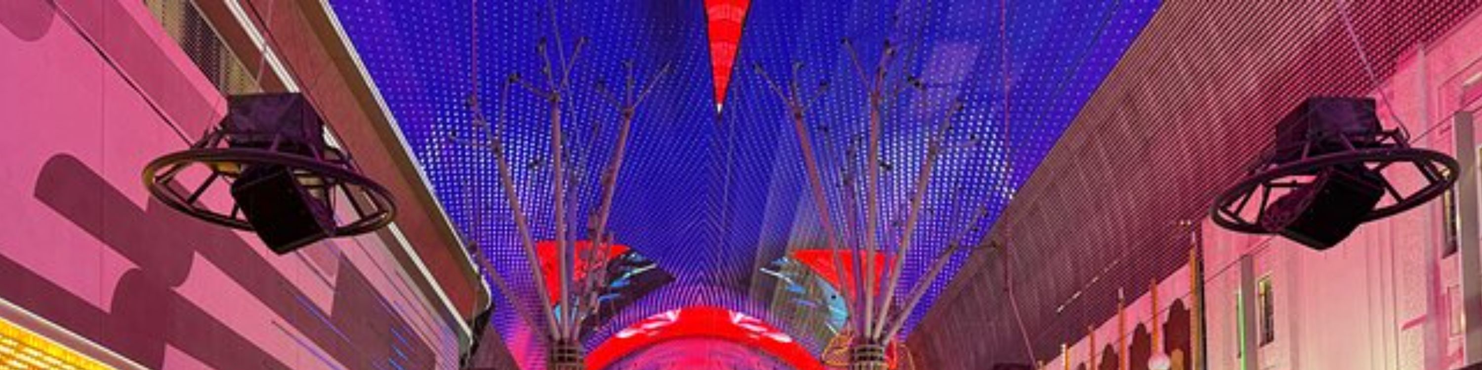 Cruise the Las Vegas Strip and marvel at its dazzling lights and landmarks