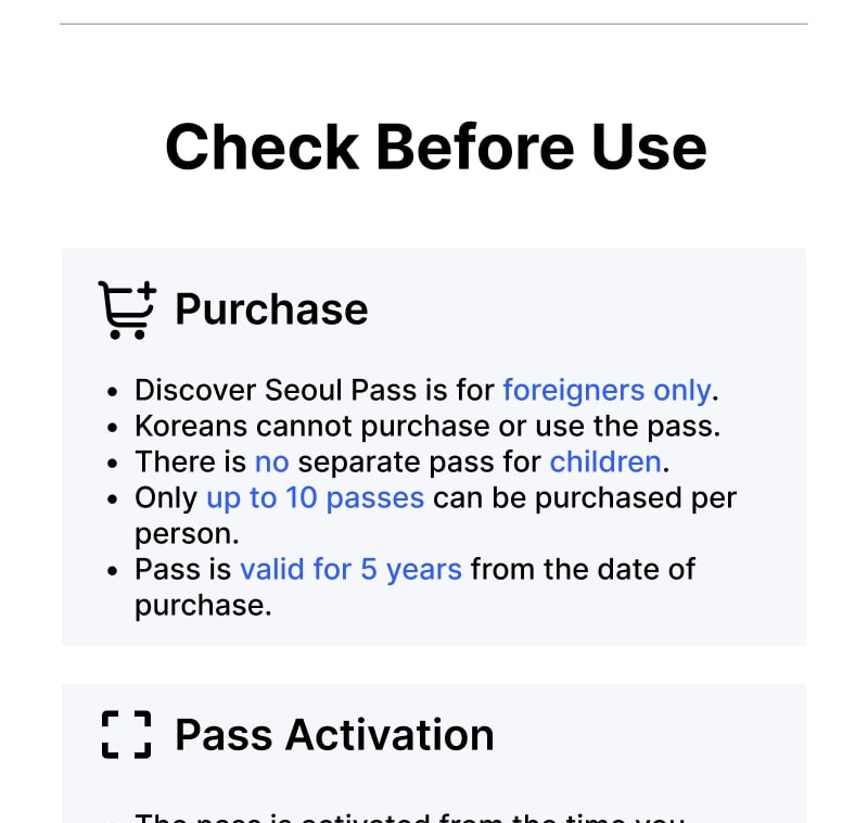Discover Seoul Pass