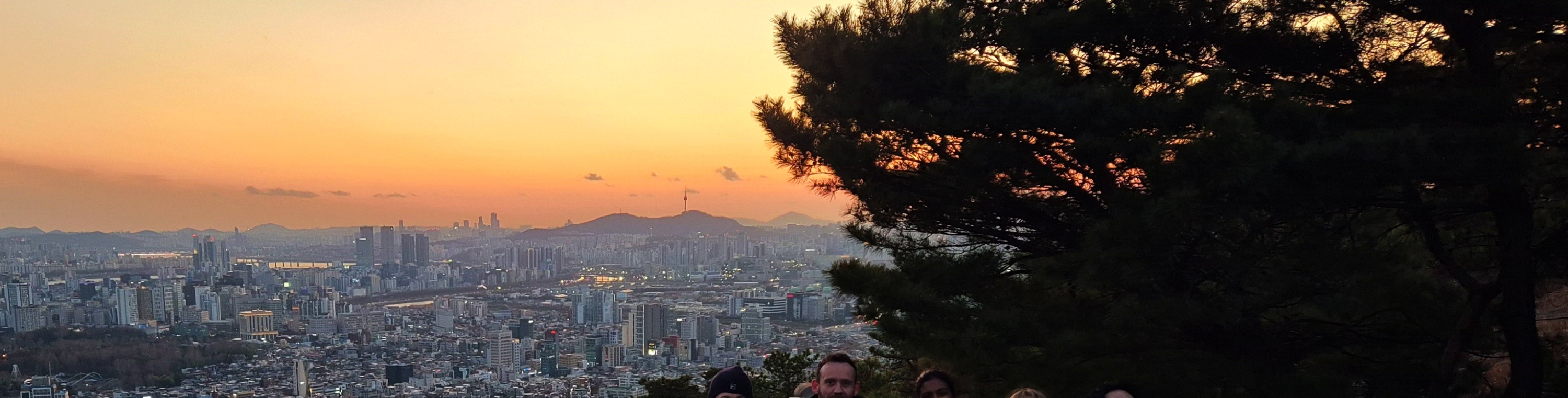 Sunset seen from Achasan's Ridge