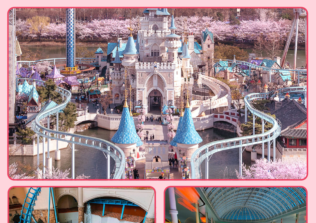 樂天世界是首爾的熱門主題公園,以其驚險刺激的遊樂設施和韓劇場景而聞名。對於家庭和韓劇迷來說,這裡是一個令人興奮的旅遊目的地,提供室內和室外景點。 樂天世界是首爾的熱門主題公園,以其驚險刺激的遊樂設施和韓劇場景而聞名。對於家庭和韓劇迷來說,這裡是一個令人興奮的旅遊目的地,提供室內和室外景點。