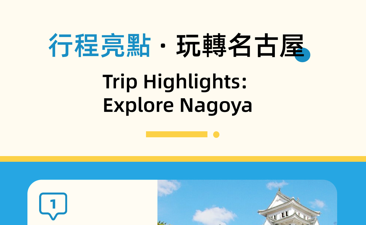 活動亮點，串聯岐阜縣三大核心景點