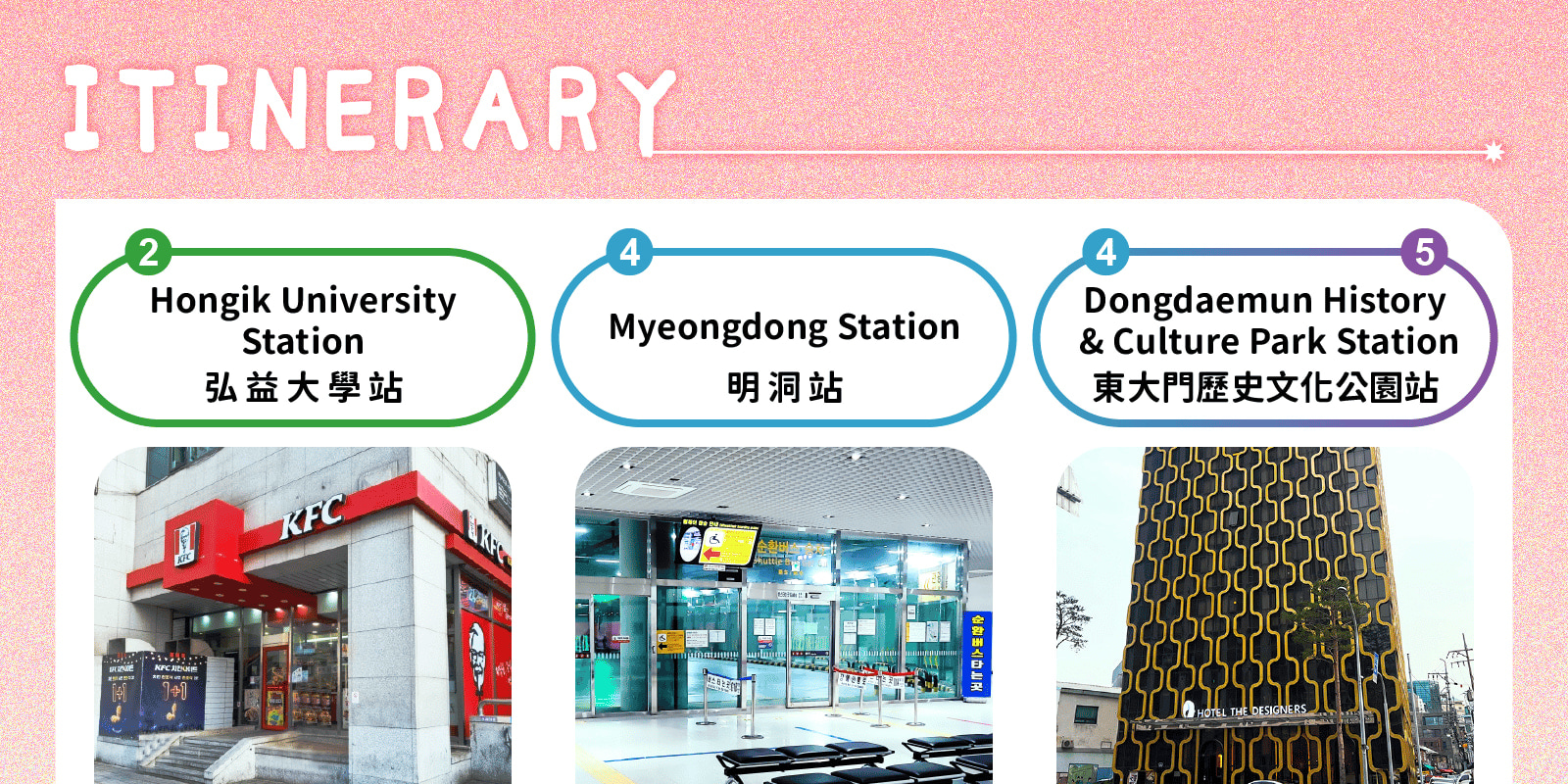 海棠鳥園 / 南怡島 / 鐵道自行車 / 晨靜樹木園 / 快樂草原農場