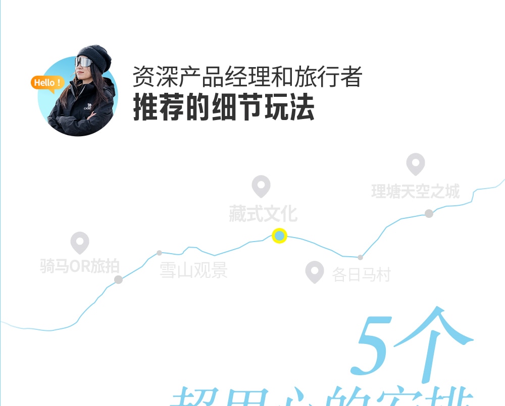【櫻花季促銷】浩然川西6日(藏裝旅拍+四姑娘山+偶遇魚子西+稻城亞丁+墨石公園)