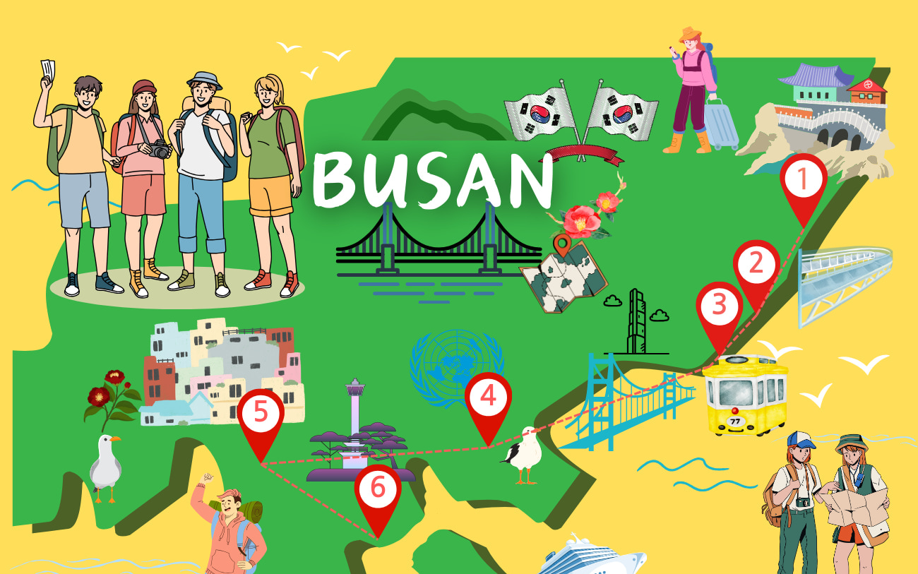 Busan & 海雲台藍線公園導覽一日遊