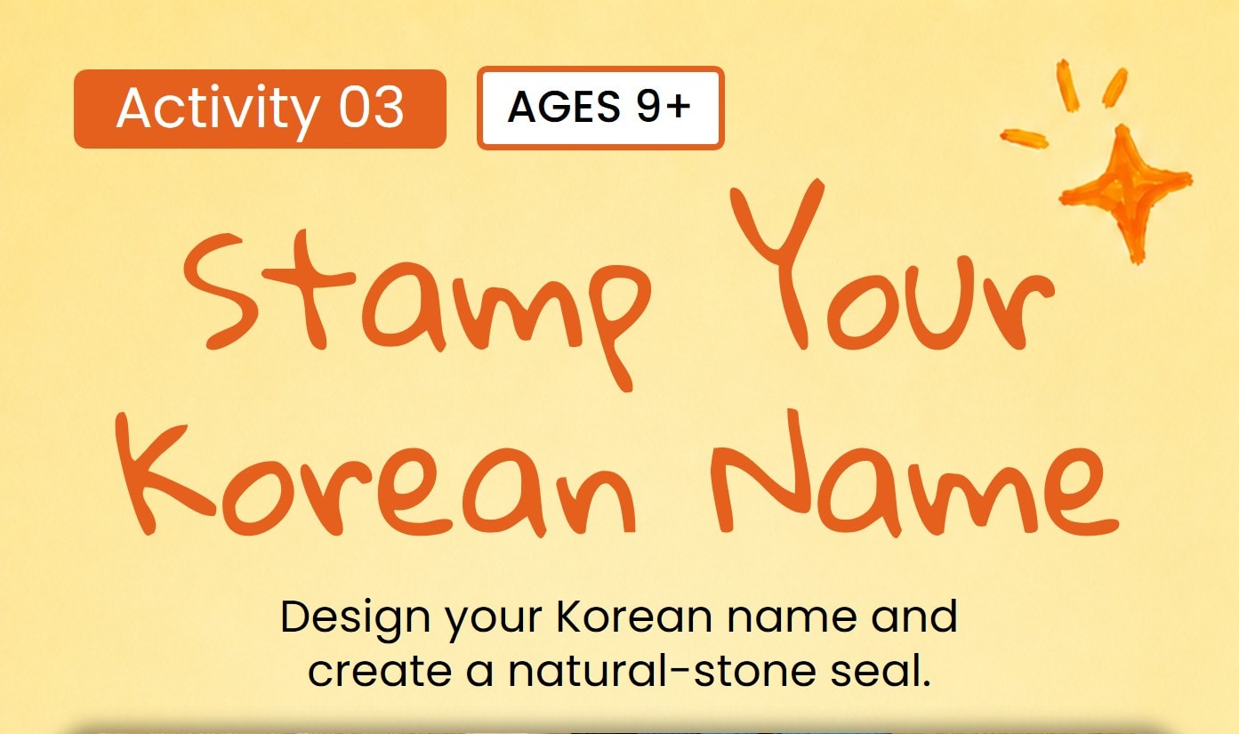 Kids Cultural Craft Workshop in Seoul: Mother-of-Pearl & Stamps - Thumbnail 15