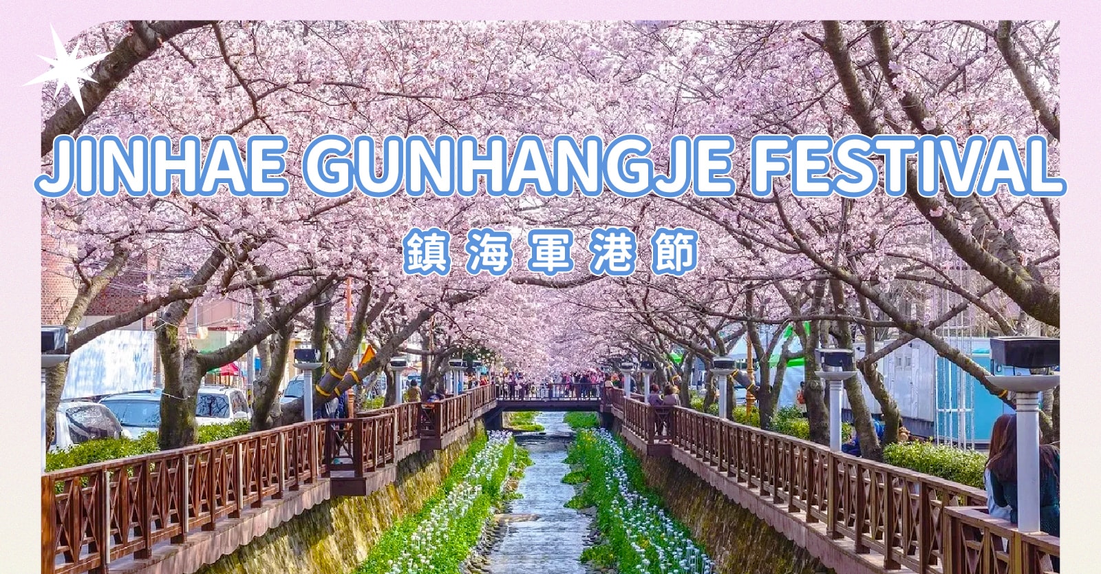 Jinhae Gunhangje Cherry Blossom Festival Day Tour from Seoul/Busan 