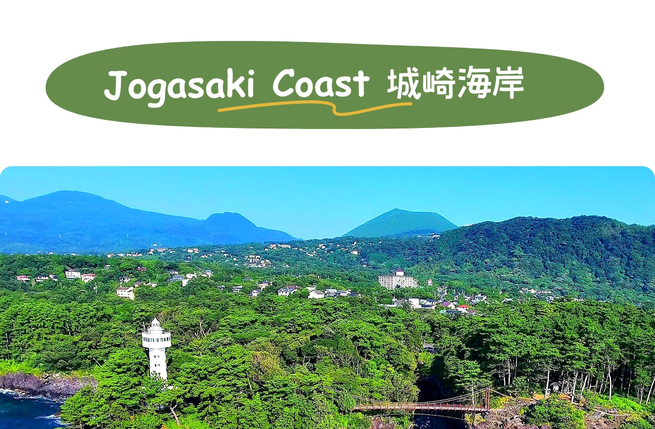 熱海·伊東｜大室山 (含纜車) · 陽光海濱線·城崎海岸·馬琳小鎮一日遊｜新宿出發