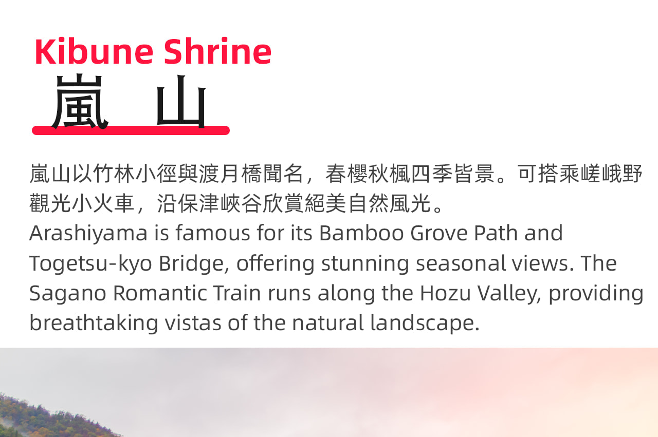 [Small Group 4-9 People] Kyoto Arashiyama & Kifune Shrine & Sanzenin Temple Day Trip