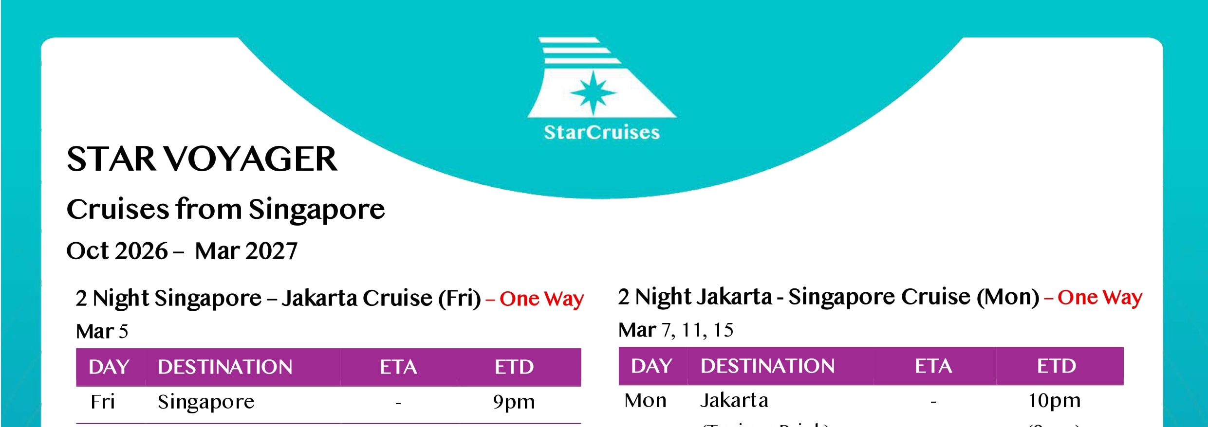 Star Voyager StarCruises from Singapore - Thumbnail 3
