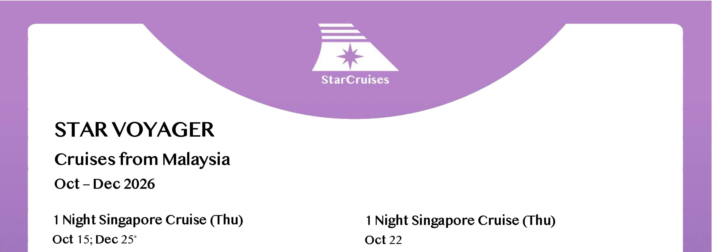 Star Voyager StarCruises from Singapore - Thumbnail 11