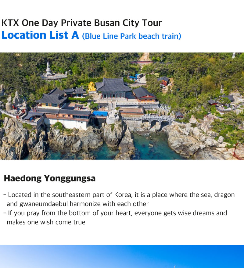 從首爾出發的 KTX 一日私人釜山城市遊