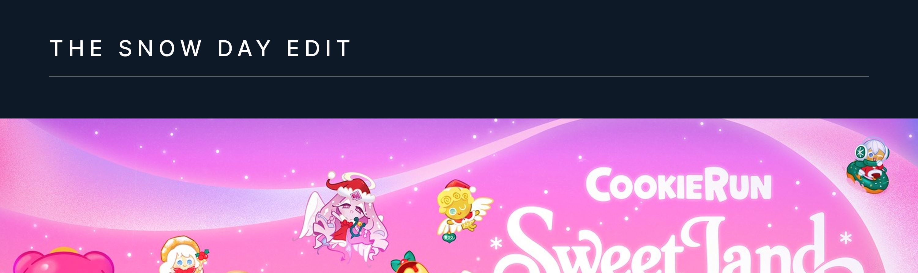 深受韓國在地人喜愛的親子玩雪：在CookieRun Sweet Land玩雪橇。