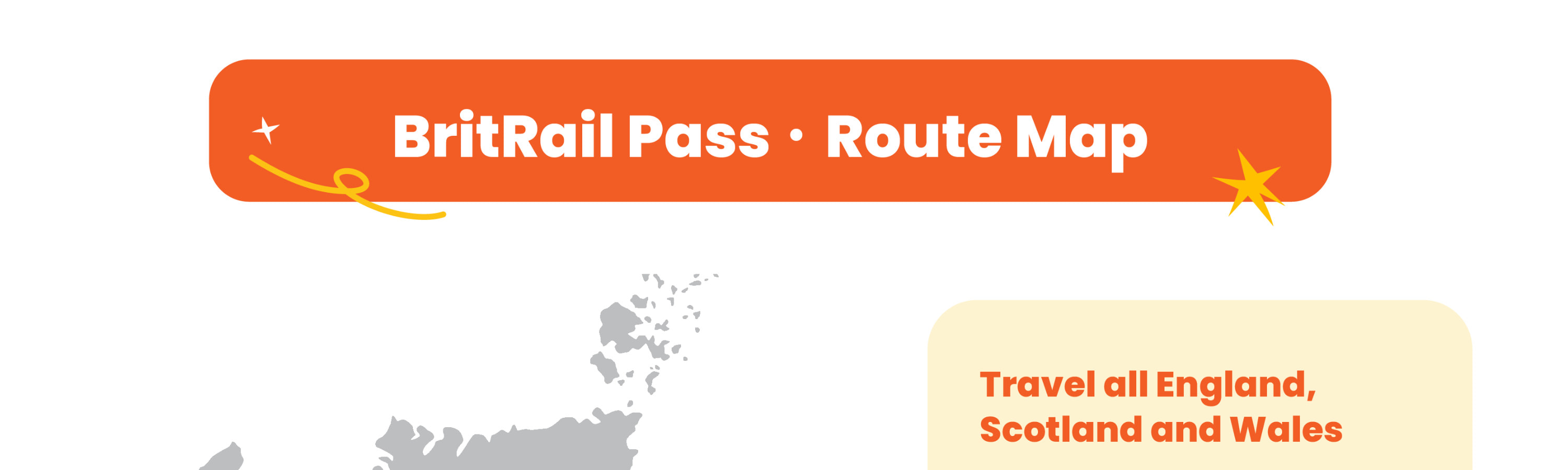 BritRail Pass route map