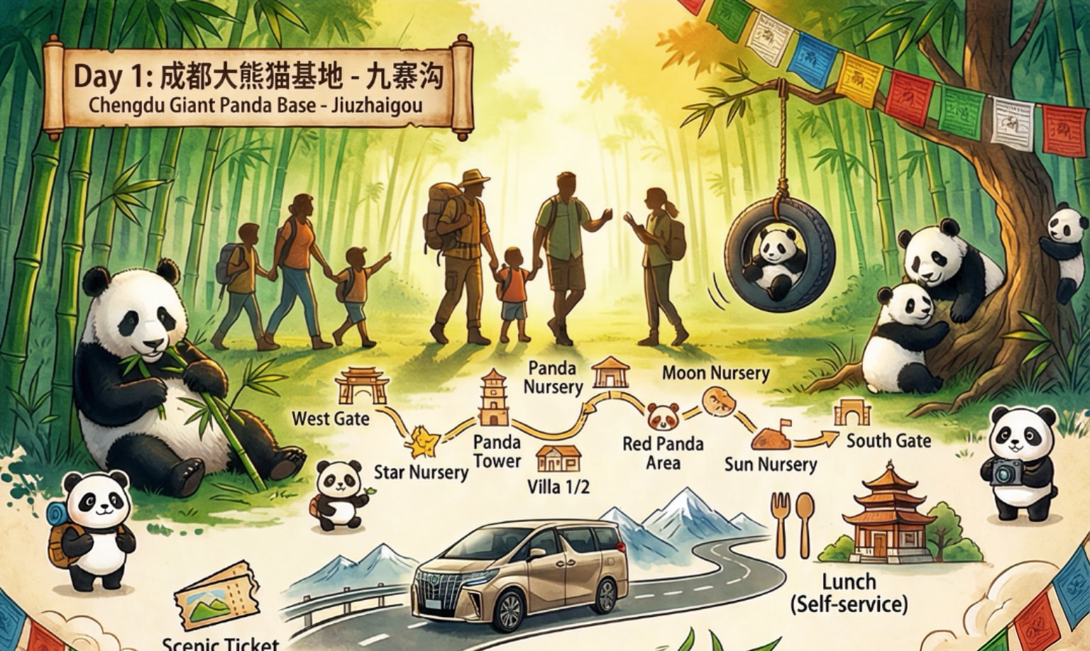 行程流程的圖片展示 行程流程的圖片展示