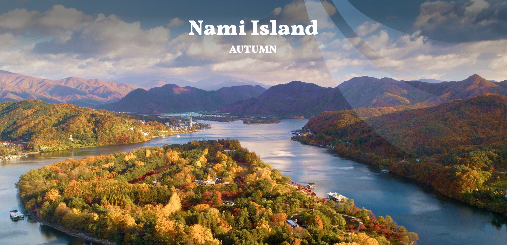 在南怡島 (Nami Island) 墜入秋日戀曲🍁漫步在如童話般的金黃落葉中，在色彩繽紛的樹隧道下，捕捉如夢似幻的美麗倩影。