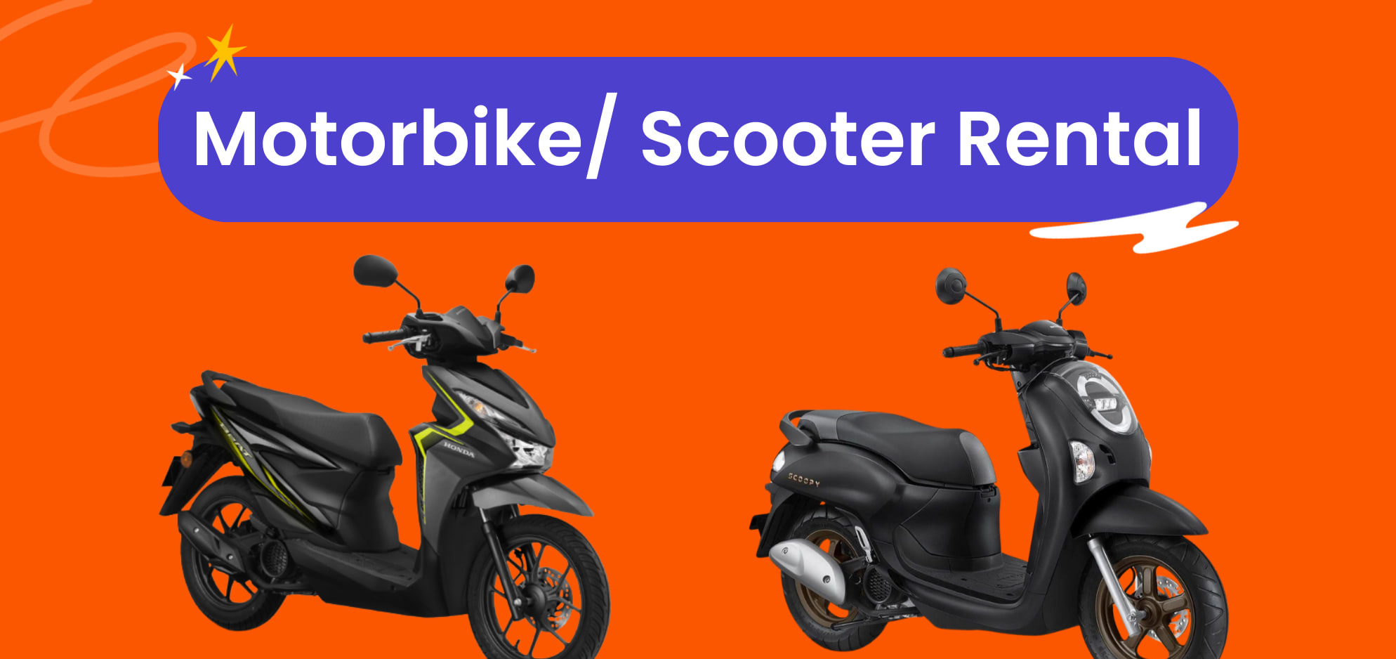 Scooter & Motorbike Rental in Bandung
