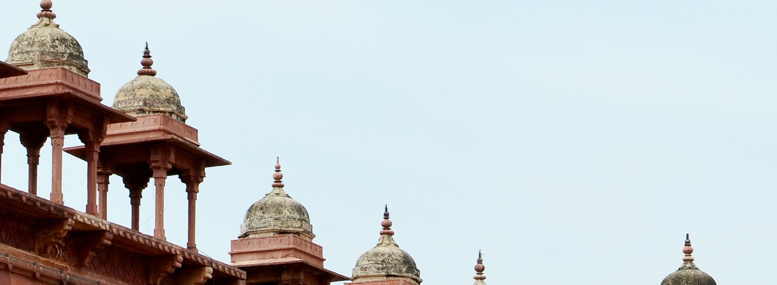 Indian Ladies in Colourful Dress at Fatehpur Sikri.
