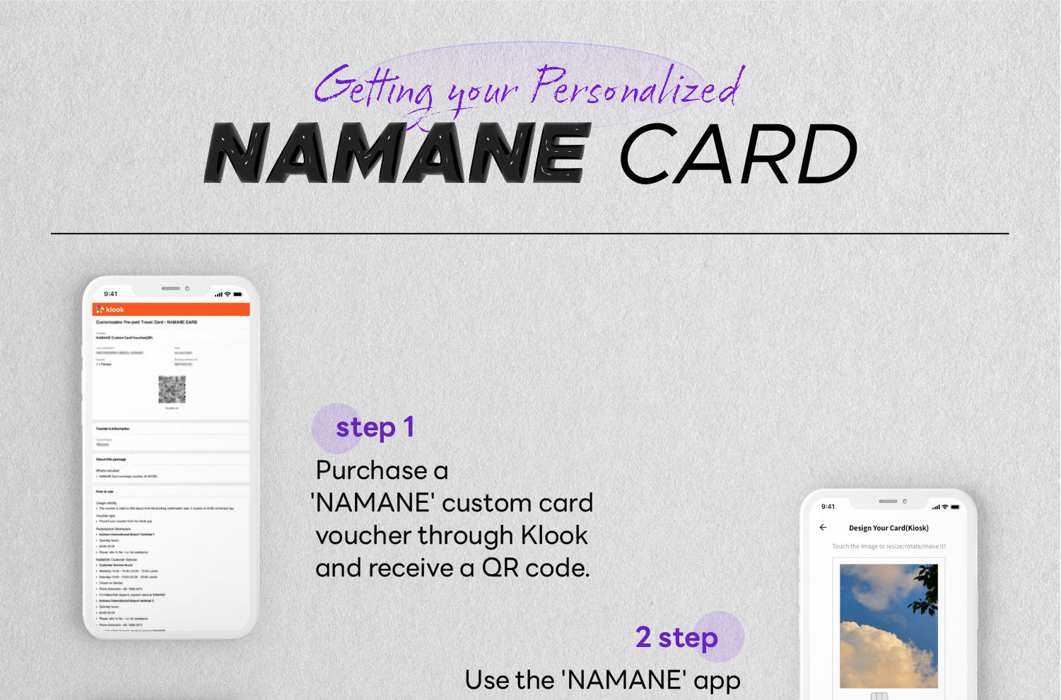Customizable Pre-paid Travel Card - NAMANE CARD