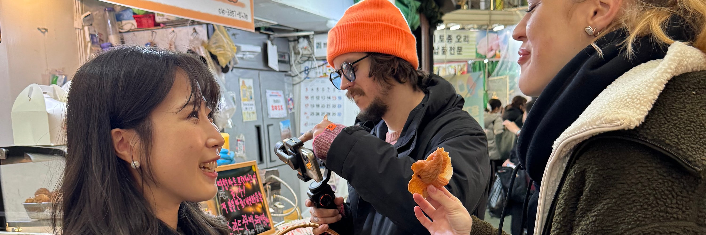 首爾當地市場購物和烹飪體驗