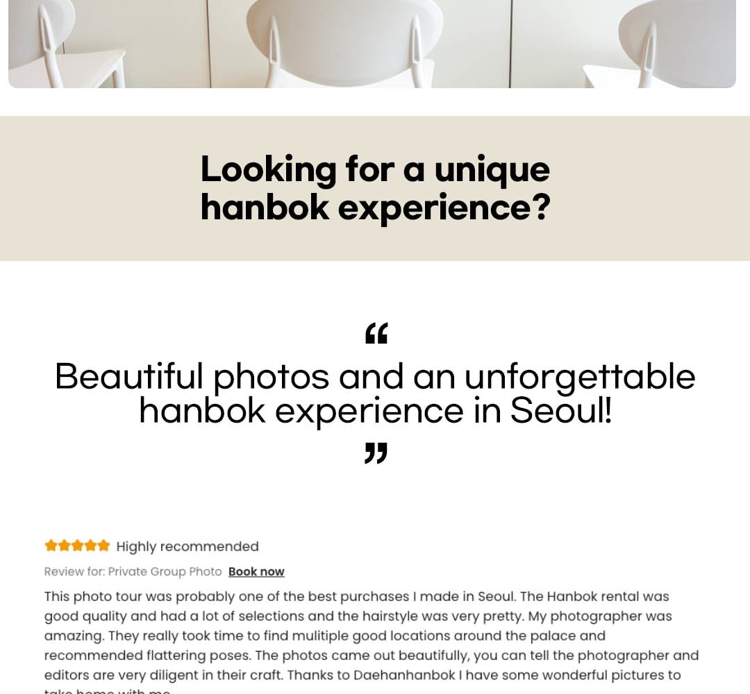 [Daehan Hanbok] Gyeongbokgung Hanbok Rental & Photoshoot Experience