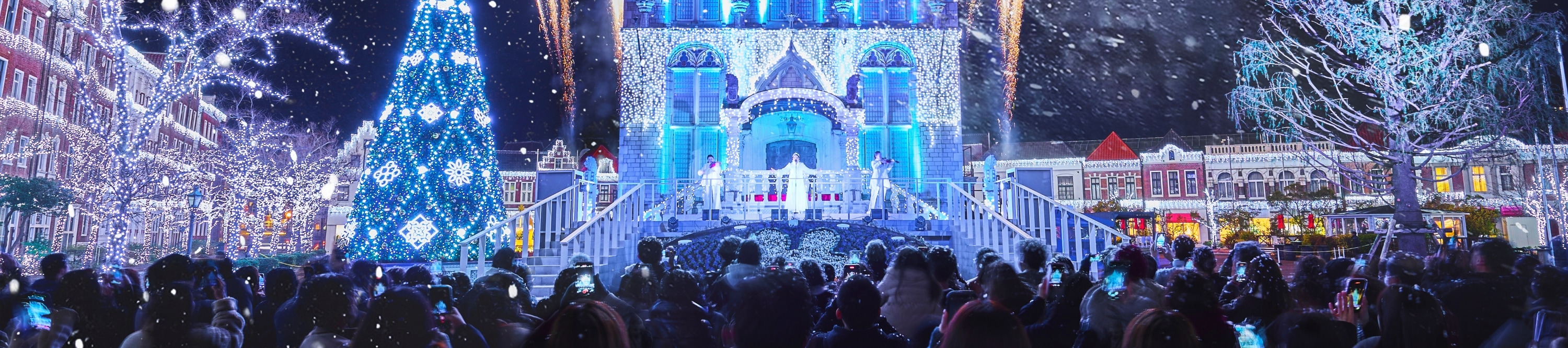 「奇幻雪夜秀 ～銀白夢幻樂園點燈儀式～」豪斯登堡史上最棒的夜間表演即將閉幕！