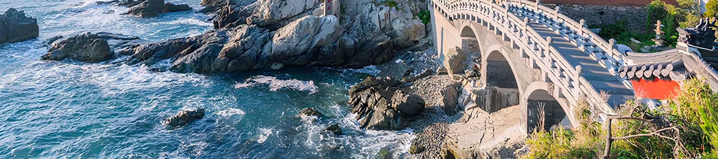 Visit the historic Buddhist temple situated directly on the Busan coastline.