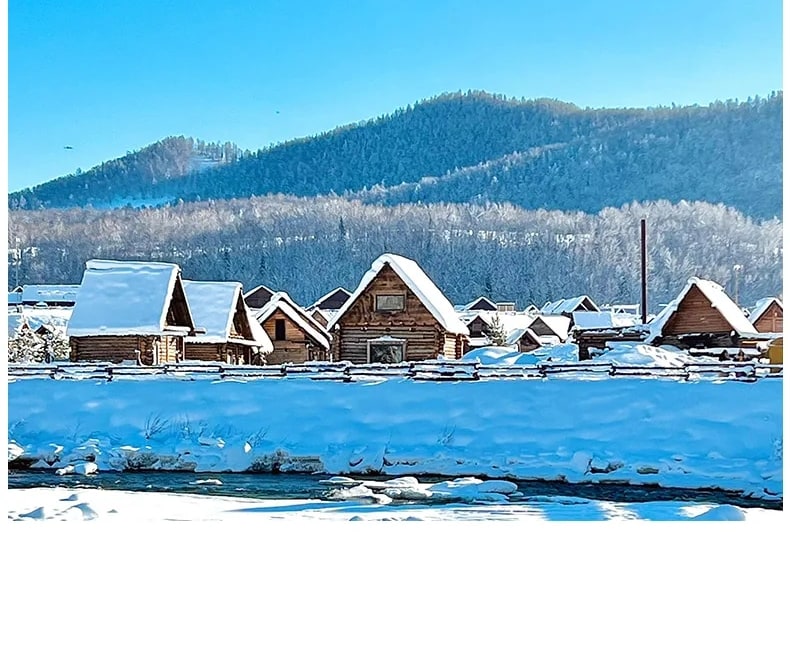 【私家團】新疆暮雪北疆7日遊 （阿勒泰集散+3晚景區木屋住宿+禾木馬拉爬犁+禾木定點旅拍+雪地火鍋+將軍山滑雪+喀納斯+白哈巴孤獨的樹）